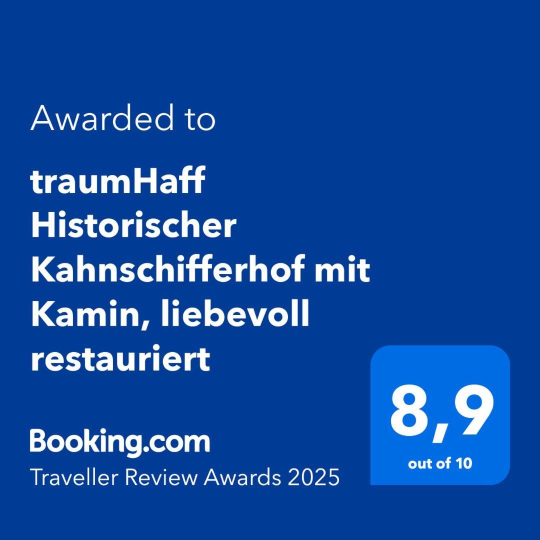 Traumhaff Historischer Kahnschifferhof Mit Kamin, Liebevoll Restauriert Vogelsang-Warsin ภายนอก รูปภาพ